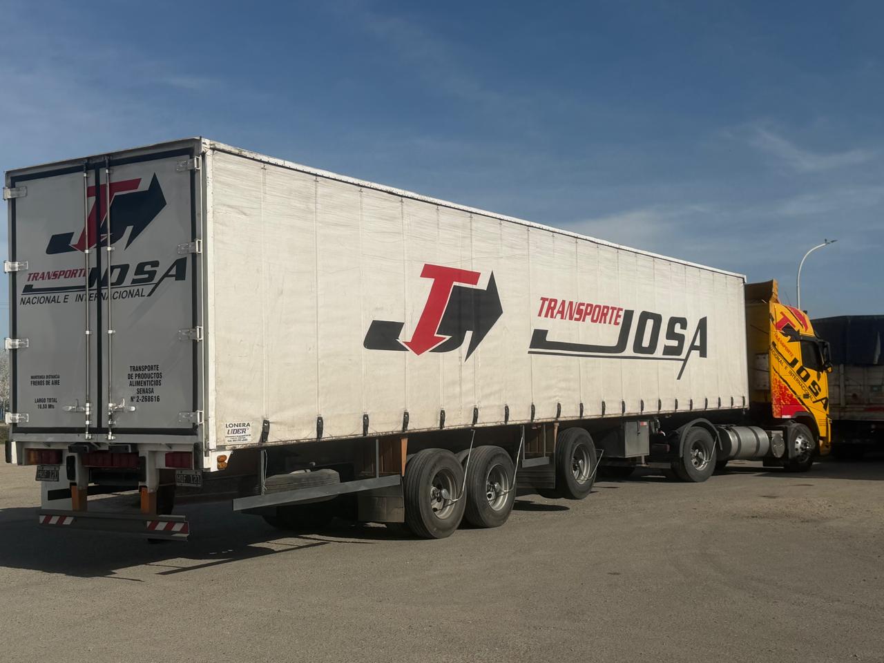 Confección de Sider para Semirremolque de Transporte Lona impresa
